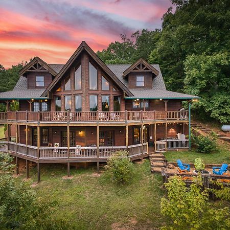 Sky High Lodge By Bk Stays. Large Cabin. Amazing Views. Game Room. Jacuzzi. Six Bedrooms. Sleeps 12 Blue Ridge Exterior foto