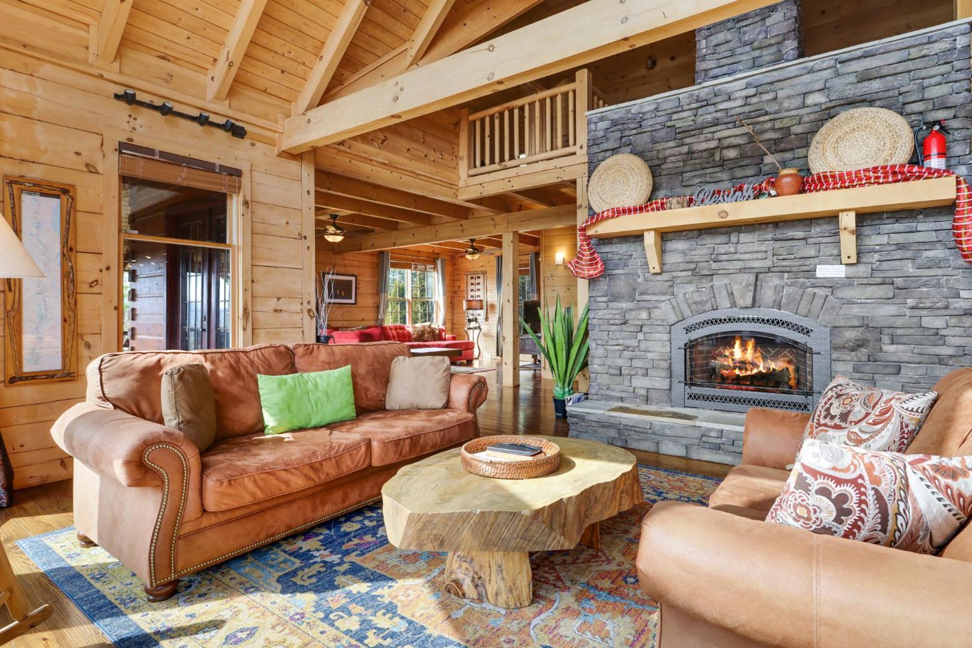 Sky High Lodge By Bk Stays. Large Cabin. Amazing Views. Game Room. Jacuzzi. Six Bedrooms. Sleeps 12 Blue Ridge Exterior foto